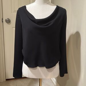 Babaton Cowl Neck Blouse- Never Worn!